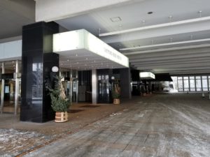 札幌パークホテルのエントランス