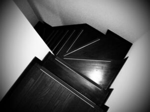 階段の曲がり部分