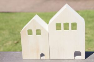 2世帯住宅の模型