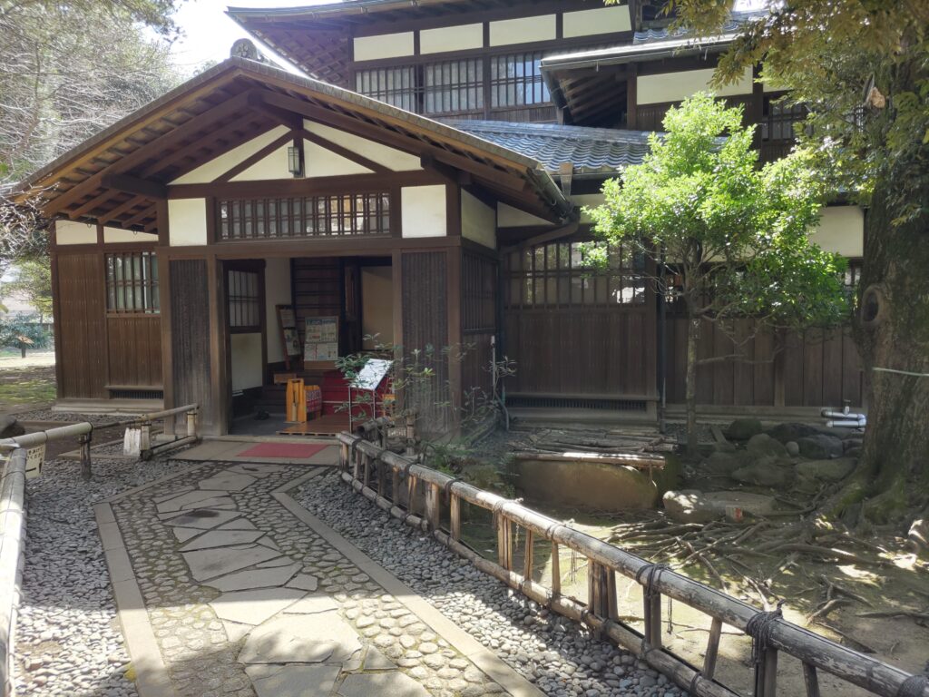 旧前田家本邸の和館の玄関