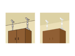 タンスの耐震補強