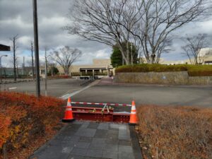 工事中の宮城県立美術館