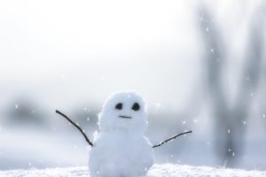 窓からの雪景色