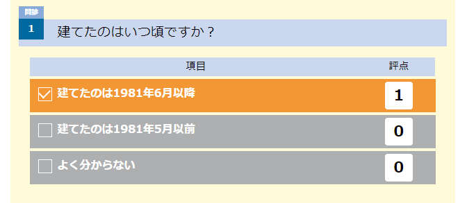 旧耐震と新耐震基準の違い