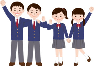 中学生のイラスト