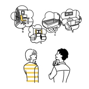 家のイメージをする人