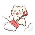 除雪のイラスト