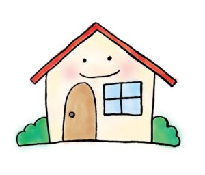 平屋の外観イラスト